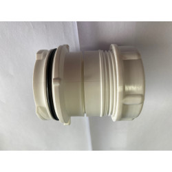 Clapet raccord long blanc