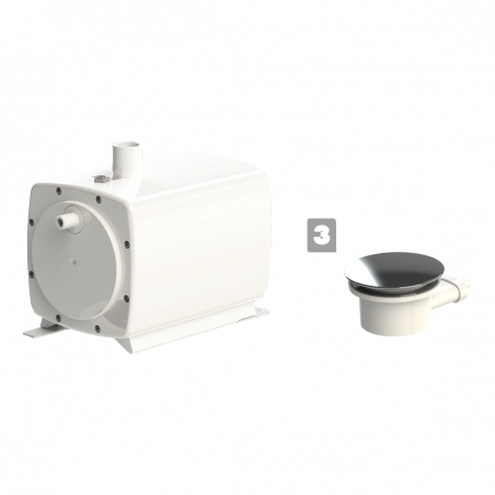 SANIFLOOR+ 3, for extra-flat shower trays.