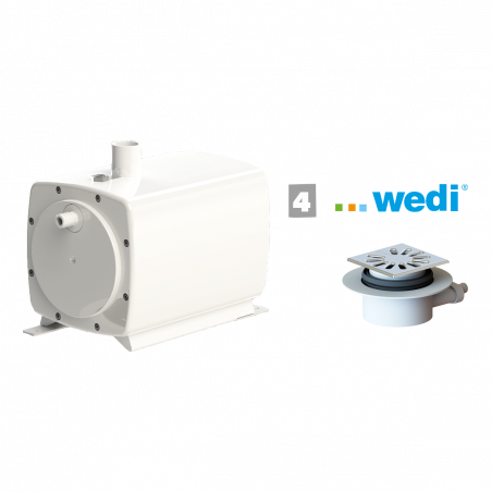 SANIFLOOR+ 4 Wedi®: for Wedi® tiled shower trays